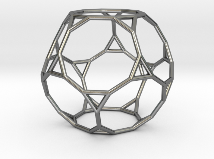 0270 Truncated Dodecahedron E (a=1cm) #001 3d printed