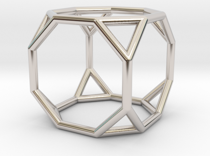 0271 Truncated Cube E (a=1cm) #001 3d printed