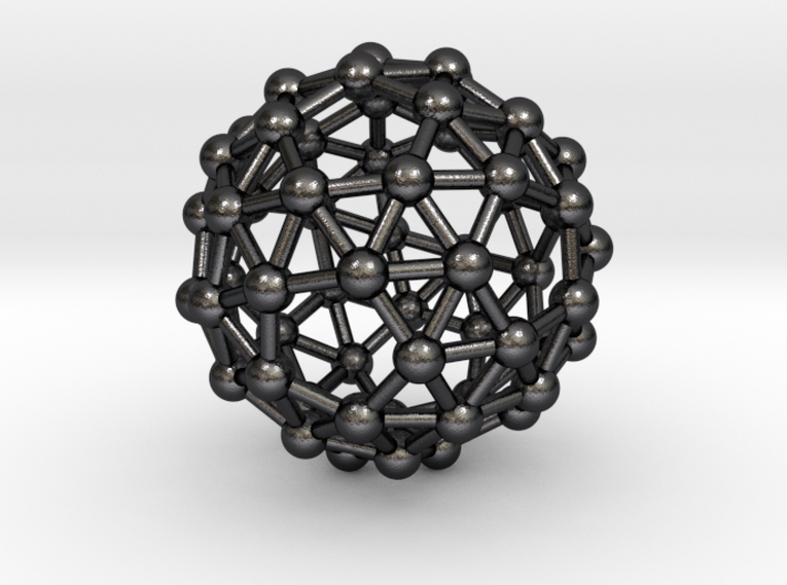 0386 Snub Dodecahedron V&amp;E (a=1cm) #003 3d printed