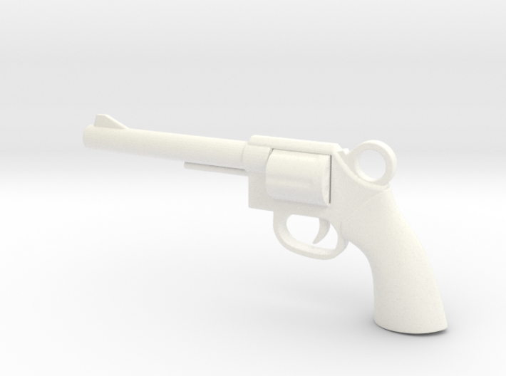 REVOLVER - GUN Pendant 3d printed