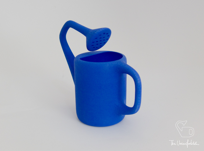 The Uncomfortable Watering Can (10cm height) 3d printed