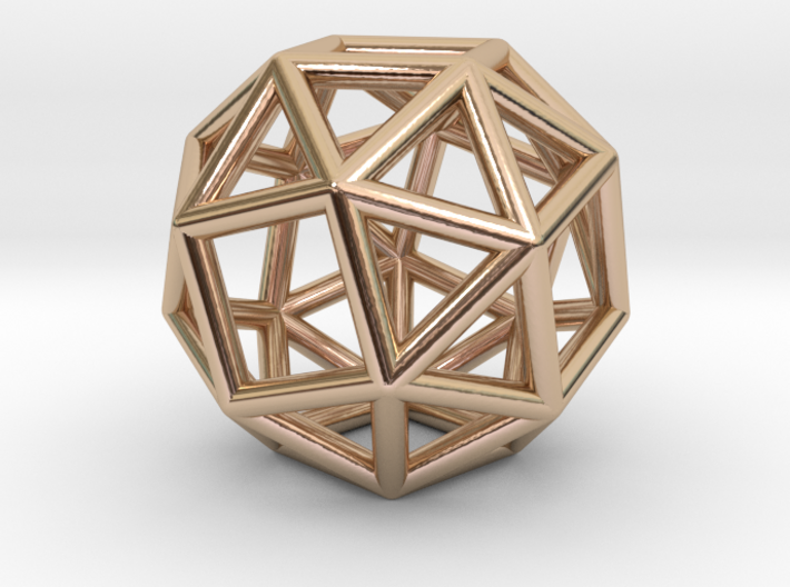 0273 Snub Cube E (a=1cm) #001 3d printed