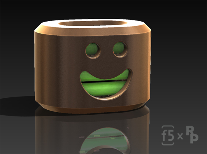 Happy Bob the FlatBead 3d printed Rendered image