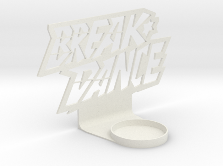 Teelichthalter "Break Dance Logo" - Schatten 3d printed 