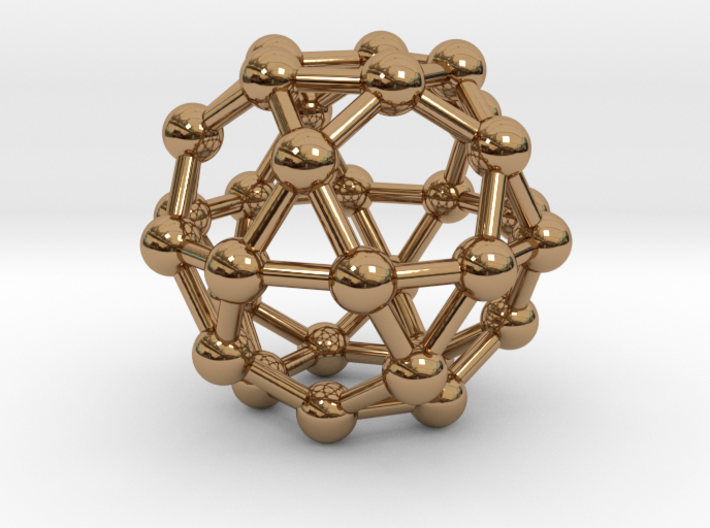 0394 Icosidodecahedron V&amp;E (a=1cm) #003 3d printed