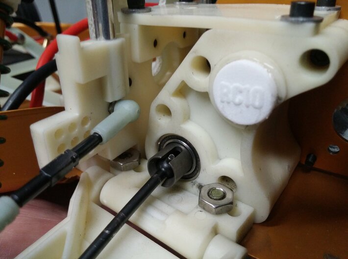 Rc10 6 Gear Bearing Plug 3d printed 