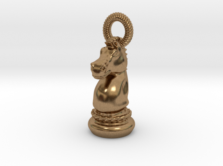 Chess Knight Pendant 3d printed