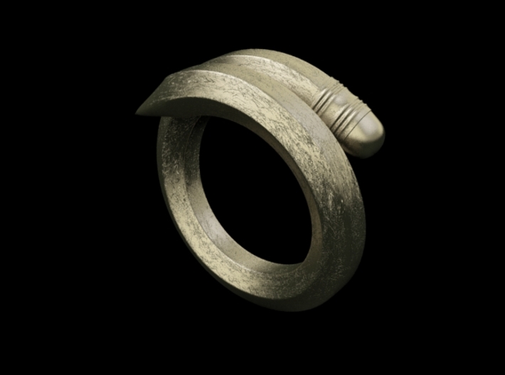 Pencil ring 3d printed Pencil ring render