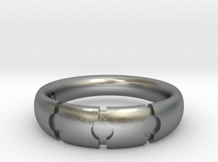 Enigmatic ring_Size 9 3d printed