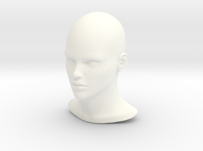 High Quality 1/4 SCALE FEMALE HEAD FIGURE 3d printed