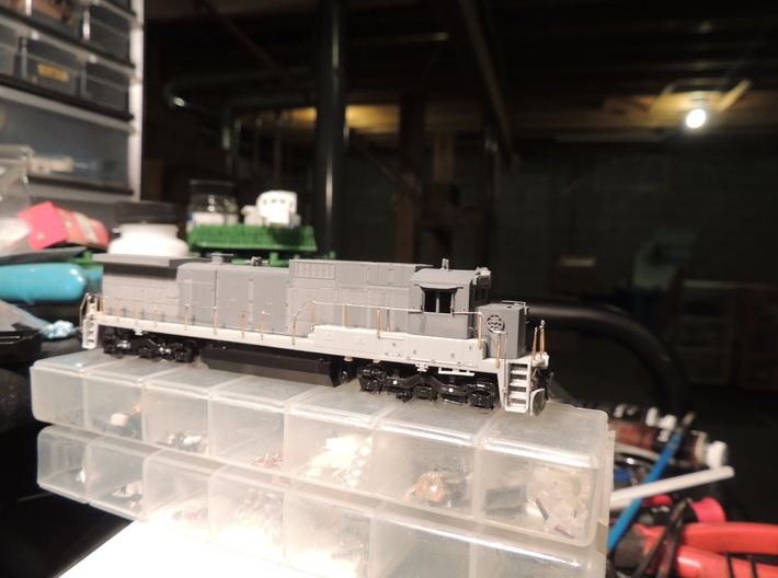 N Scale NS C39-8 With Nose Plate 3d printed 