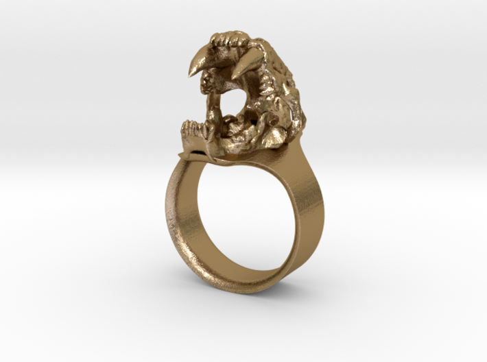 Sabretooth Ring 3d printed 