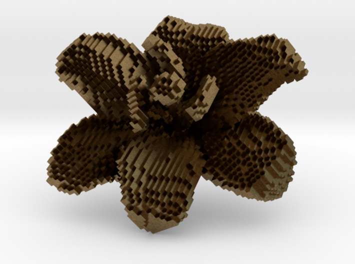 Lily Flower 1 Block - S1 3d printed