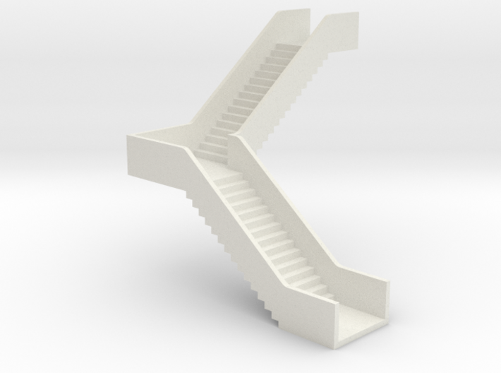 N Station Stairs H40 90° Right 3d printed