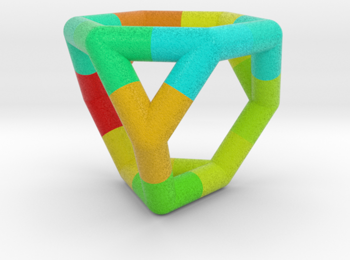 0289 Truncated Tetrahedron E (a=1cm, fc) #004 3d printed