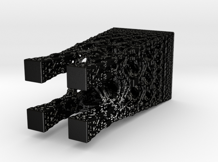 Miniature fractal building 3d printed