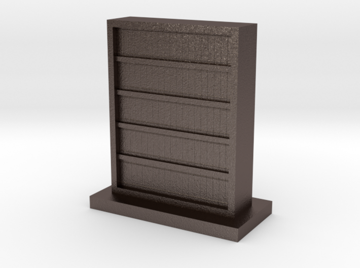 Filled Bookcase 3d printed