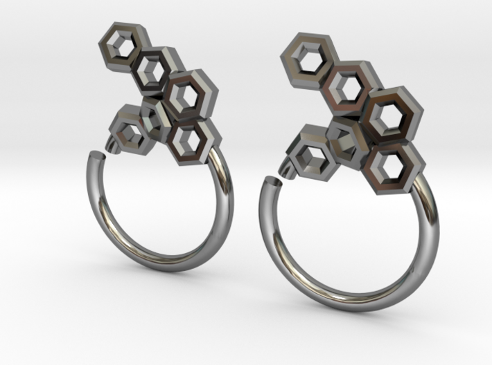 Honeycomb Seam Ring 3d printed