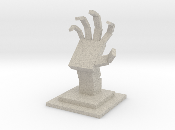 The Cubist Palm 3d printed