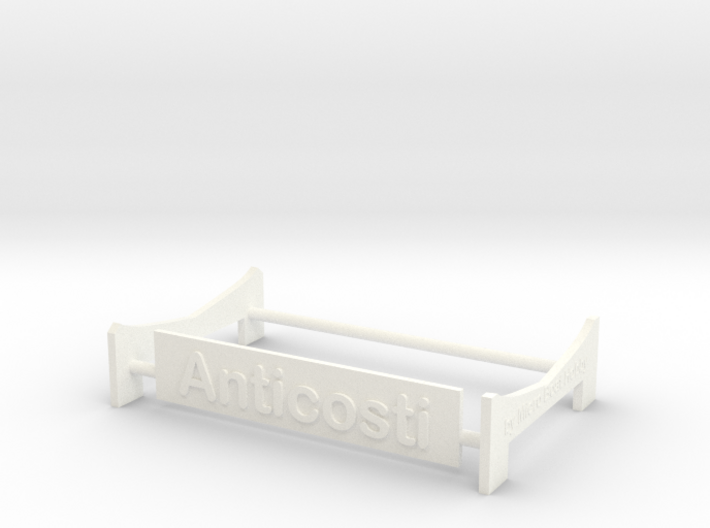 Anticosti, Display Stand (1:200) 3d printed 