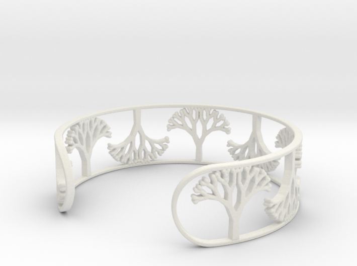 Natural Tree Bracelet 7in (18cm)  3d printed 