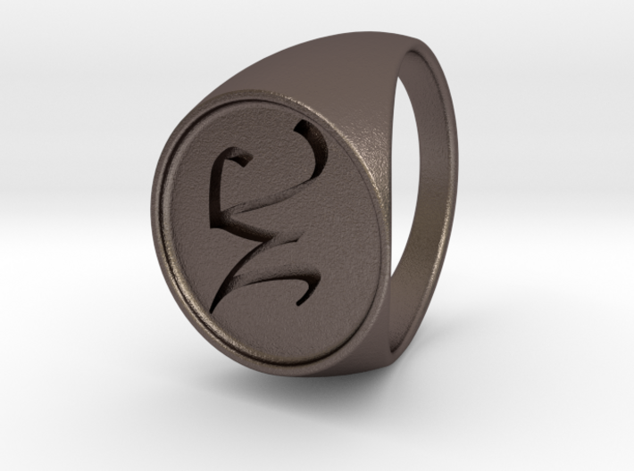 Custom Signet Ring 17 3d printed