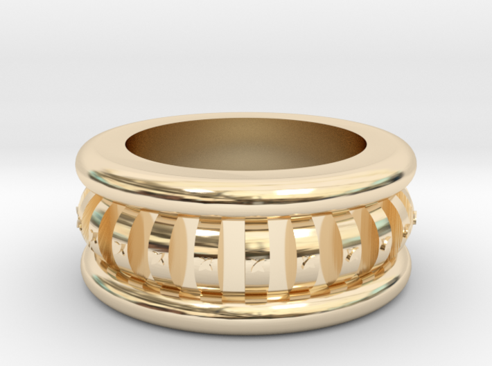 the Crown Ring 3d printed