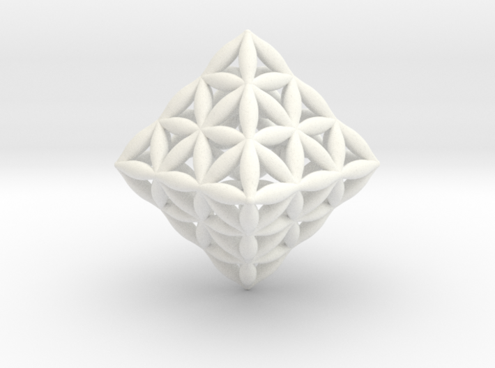Flower Of Life Octahedron 3d printed