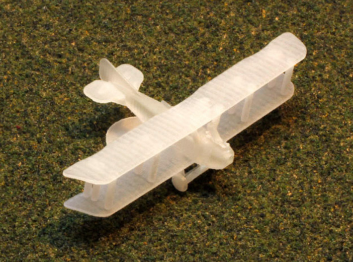 A.E.G. C.IV (various scales) 3d printed The actual print (1 plane of two)