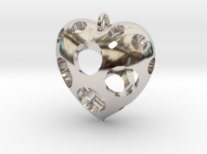 Heart Pendant #3 3d printed