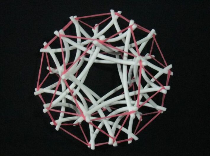 Tensegrity Icosidodecahedron 2 3d printed