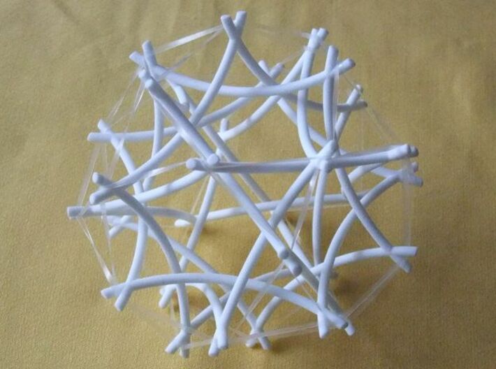 Tensegrity Icosidodecahedron 2 3d printed 