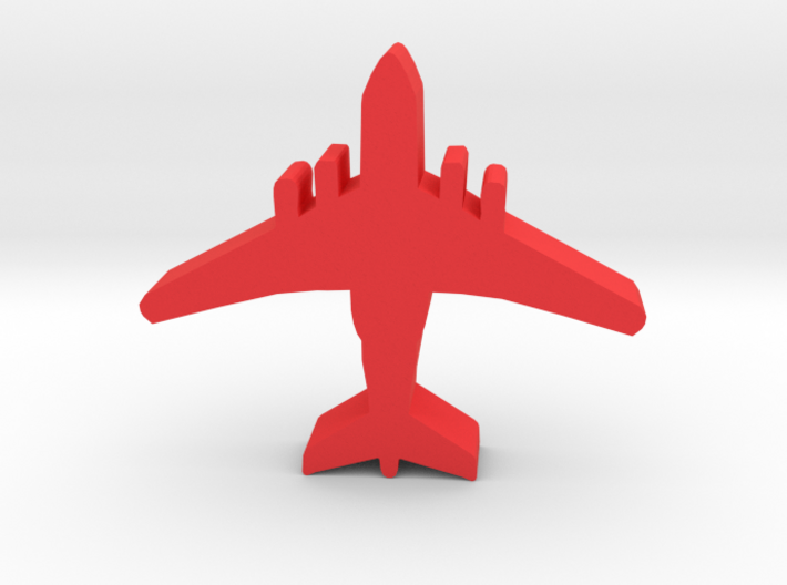 Game Piece, Red Force Air Transport 3d printed