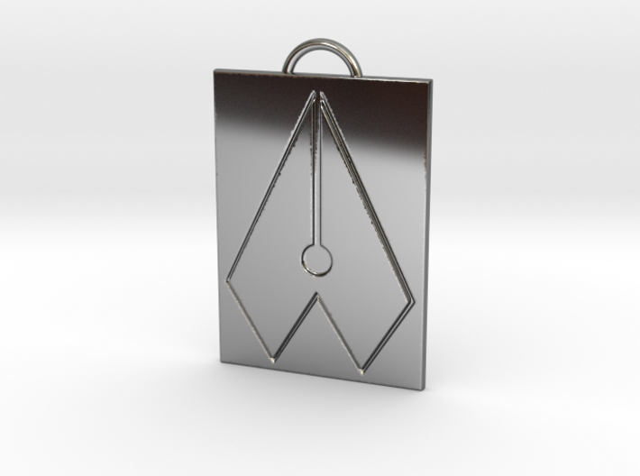 Axial Works™ Symbol: Full Keychain 3d printed