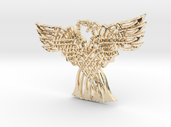 Eagle Pendant 3d printed