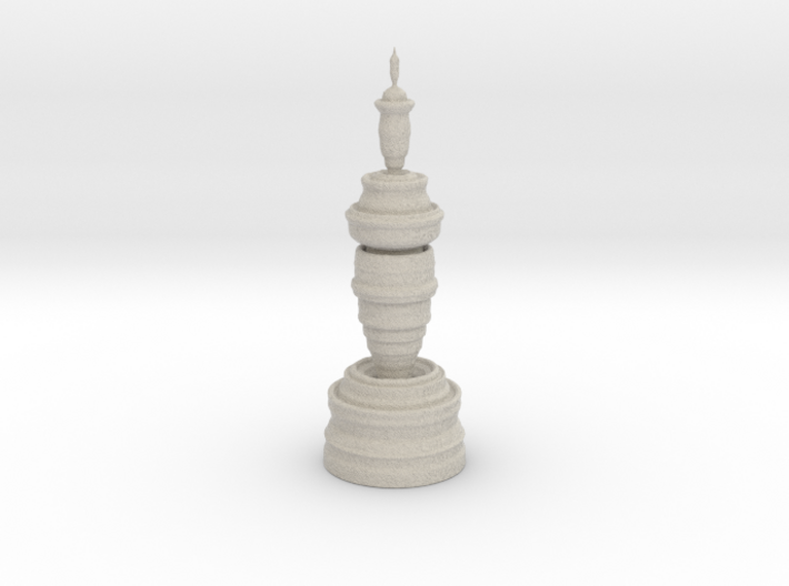 Fractality Chess - Queen 3d printed
