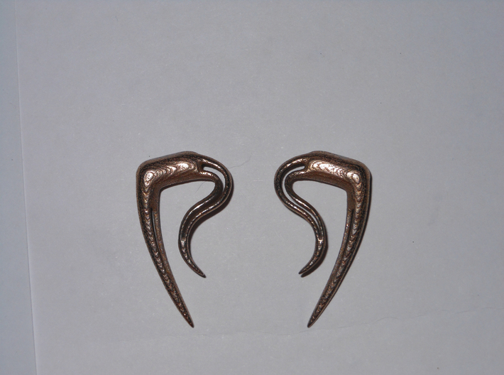 Earrings Tribalspike 2g 3d printed