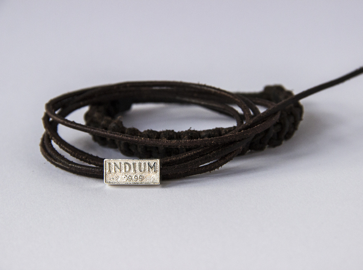 Indiumbar Bracelet 3d printed