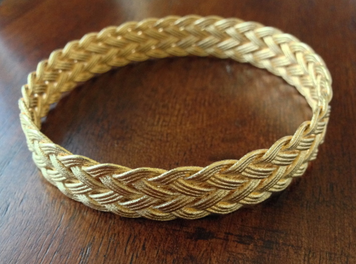 Gaucho Weave Turk's Head Bracelet 3d printed