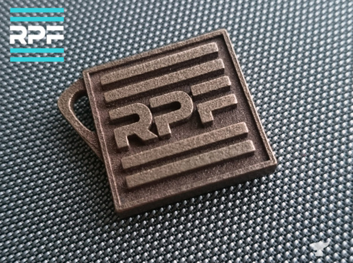 The RPF keyring - Craft your fandom 3d printed