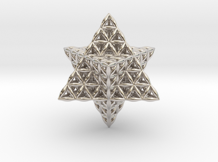 Flower Of Life Tantric Star 3d printed