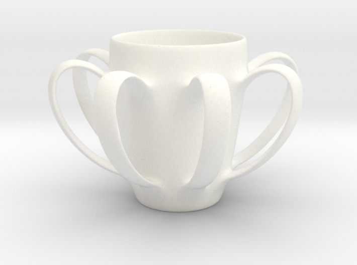 Coffee mug #4 - Many Handles 3d printed
