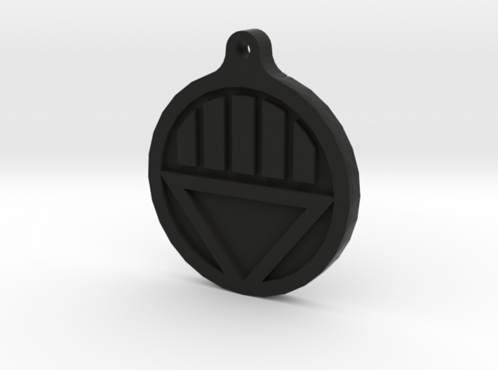 Black Lantern Key Chain 3d printed