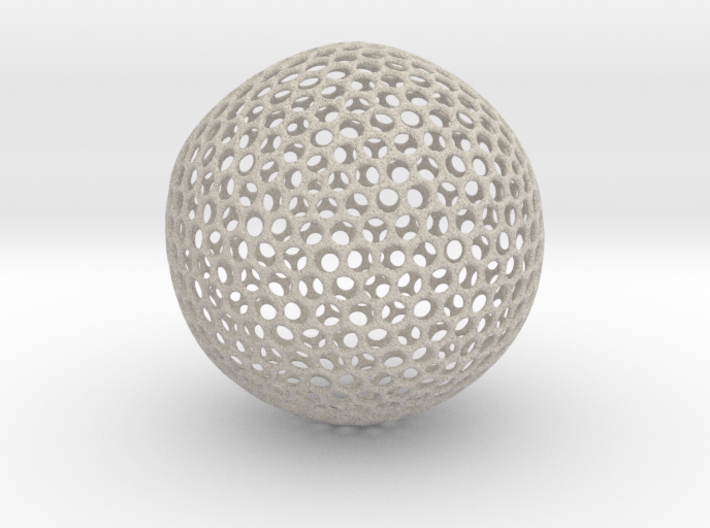 Icosahedron Sphere 3d printed 