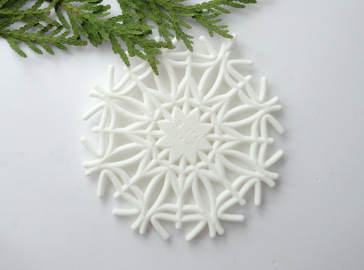Fruitilicious Snowflake 3d printed