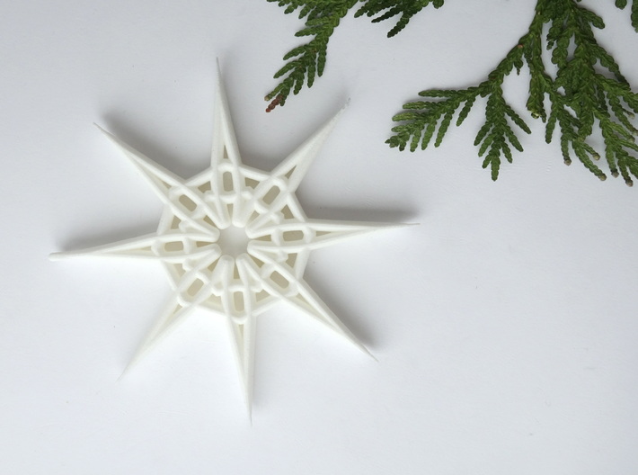 Santa's Star 3d printed