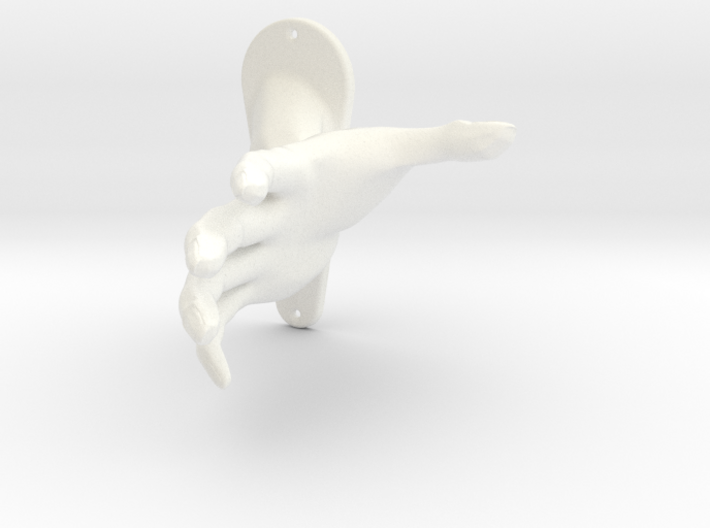 life size hand 3d printed