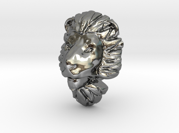 Lion pendant 3d printed
