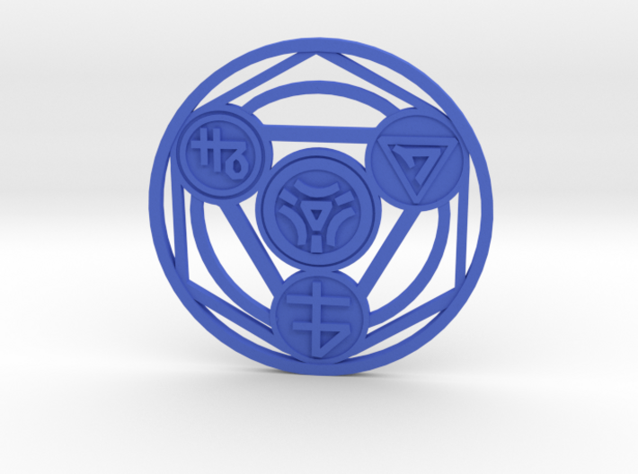 Alchemical Circle of Light - Small Version 3d printed