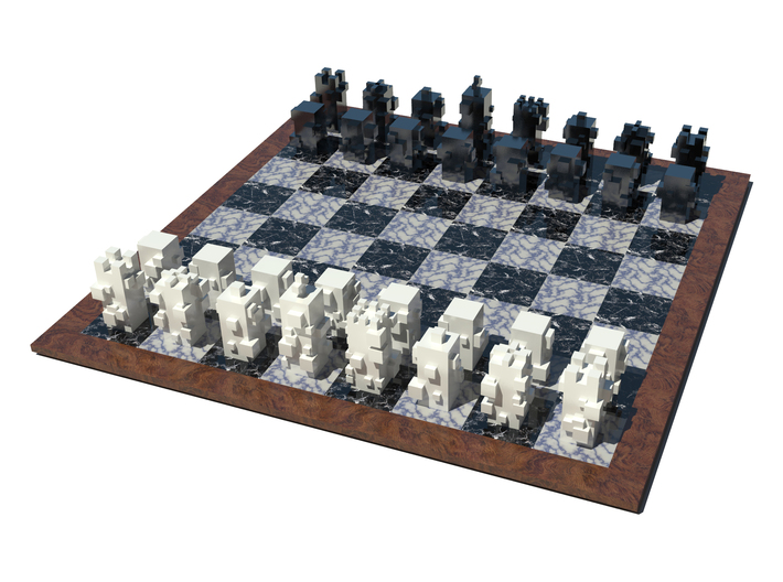 Cubic Chess - Knight 3d printed 